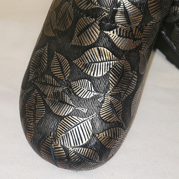 Sanita  Clogs Silver Bronze Metallic Leaf - Picture 3 of 16